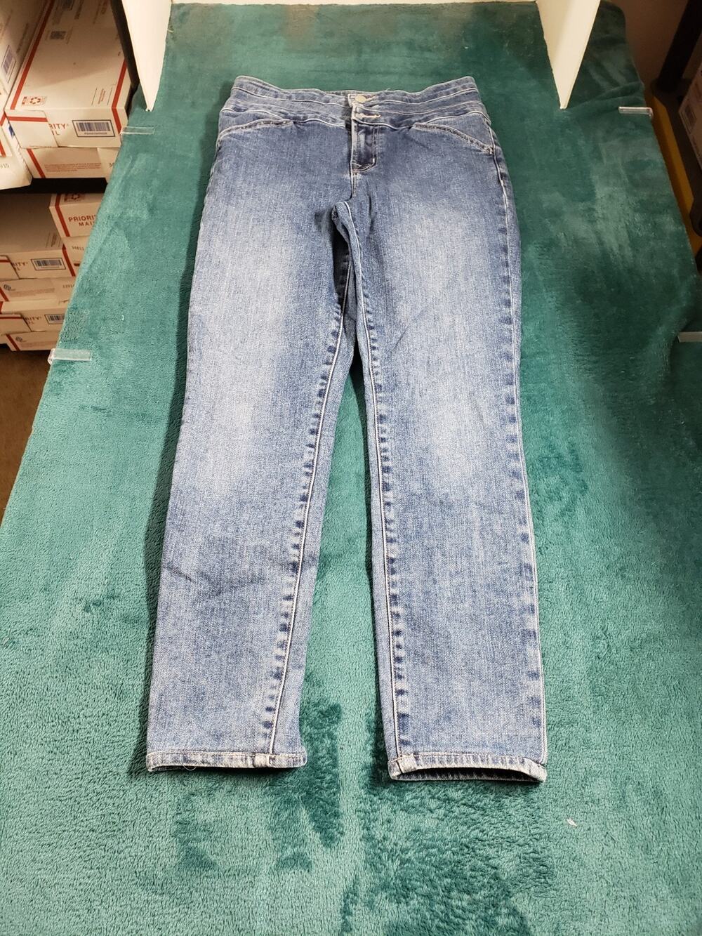 J Brand Jeans Size 29 Women Blue Pants Stretch Denim Ladies Mid Rise Cropped
